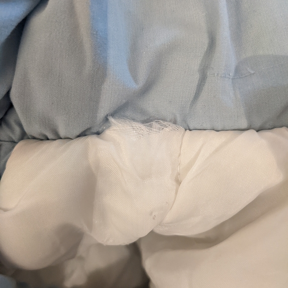 Vintage 1999 Peter Rabbit by Beatrix Potter Baby blue carseat bunting su… - Picture 8 of 9